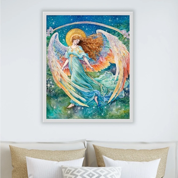 Heavenly Angel - Celestine, Angel of Stillness and Grace Fine Art Print - Picture 12 of 12